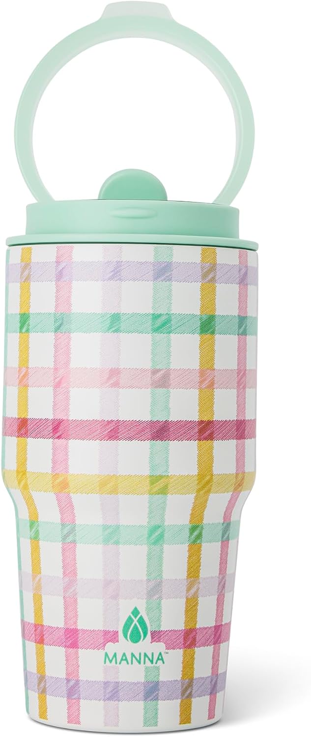 Bracelet Insulated Stainless Steel Tumbler - 20 Oz - Pastel Picnic