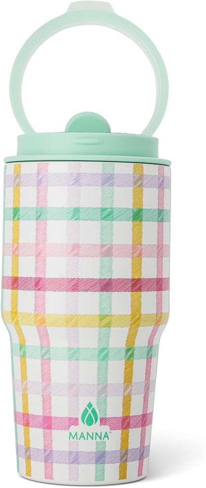 Bracelet Insulated Stainless Steel Tumbler - 20 Oz - Pastel Picnic