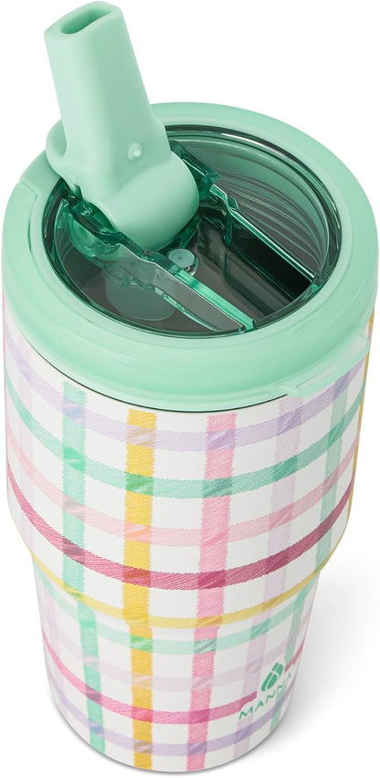 Bracelet Insulated Stainless Steel Tumbler - 20 Oz - Pastel Picnic