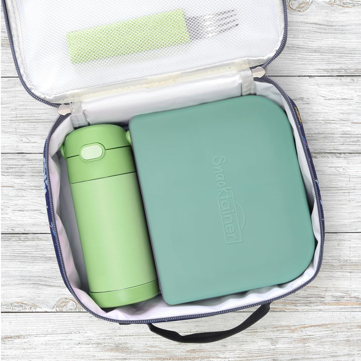 Snacktainer Silicone Bento Box - Leak-Proof Lunch Box for Kids and Adults (Sienna)