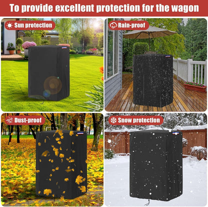 420D Waterproof Wagon Cover 29" Lx28 Wx43 H fit for Wonderfold W4