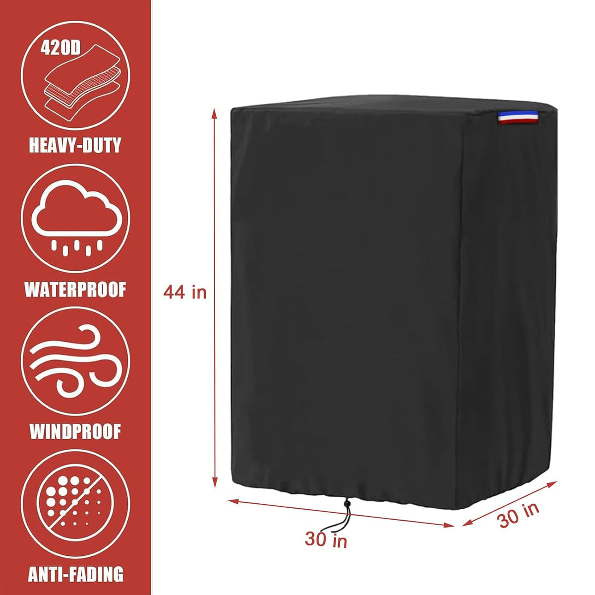 420D Waterproof Wagon Cover 29" Lx28 Wx43 H fit for Wonderfold W4