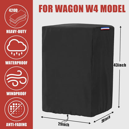 420D Waterproof Wagon Cover 29" Lx28 Wx43 H fit for Wonderfold W4