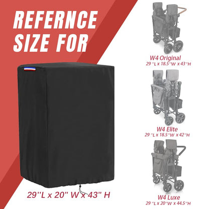 420D Waterproof Wagon Cover 29" Lx28 Wx43 H fit for Wonderfold W4