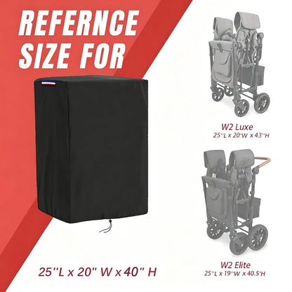 420D Waterproof Wagon Cover 29" Lx28 Wx43 H fit for Wonderfold W4