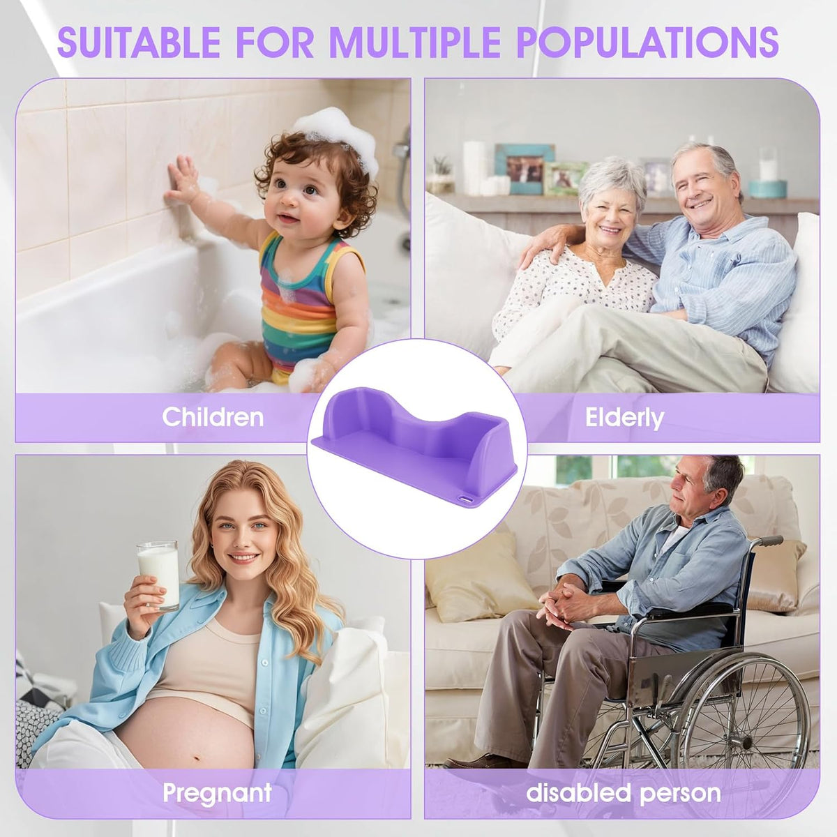 Portable Silicone Hair Wash Station for Kids Elderly， Neck Support