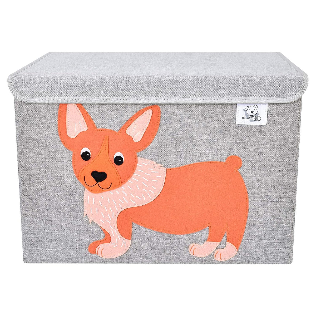 Large Toy Box Storage with Lid, Foldable Fabric Toy Chest Storage for Kids