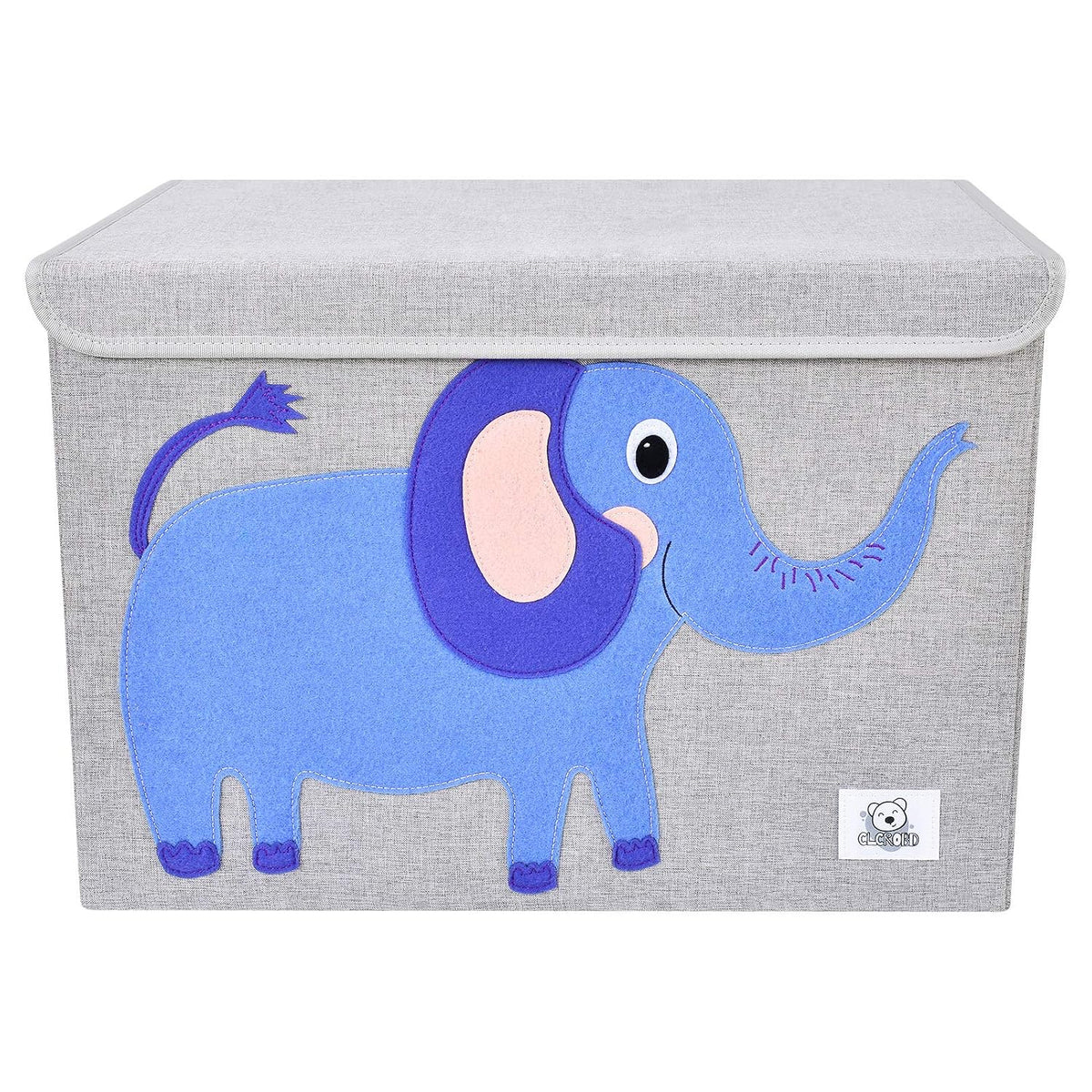 Large Toy Box Storage with Lid, Foldable Fabric Toy Chest Storage for Kids
