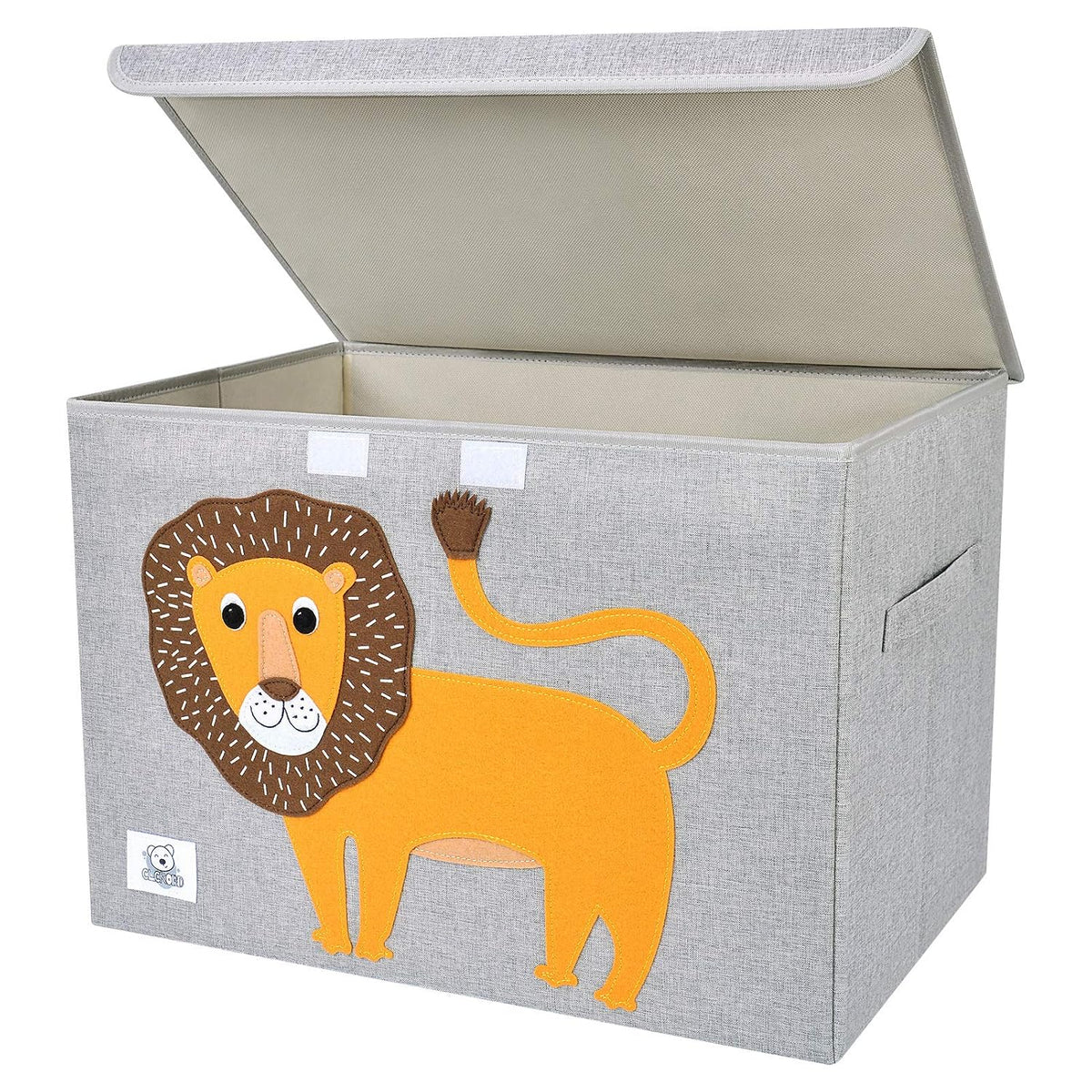 Large Toy Box Storage with Lid, Foldable Fabric Toy Chest Storage for Kids