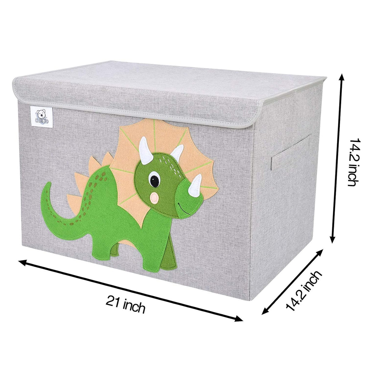 Large Toy Box Storage with Lid, Foldable Fabric Toy Chest Storage for Kids