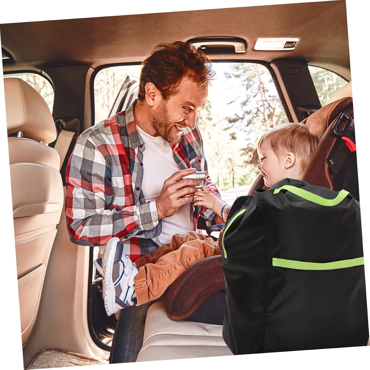 Stroller Check Bag for Airplane Travel Durable Water Resistant Double Stroller Storage Bag with Shoulder Straps Premium Cover for Umbrella Stroller Protection