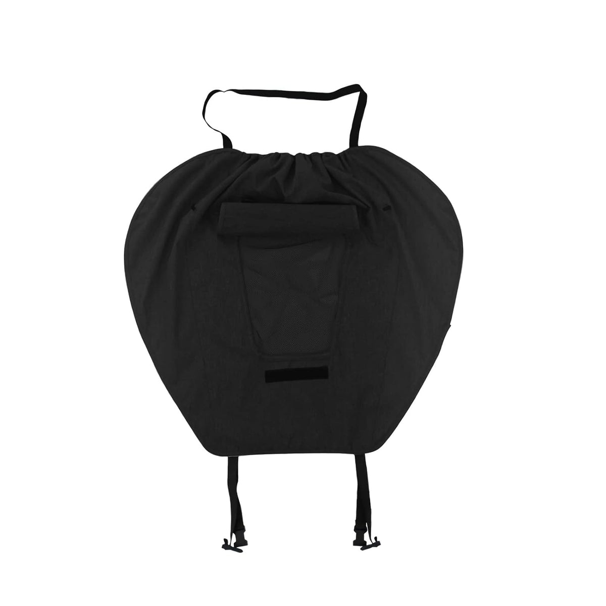 Baby Strollers Sun Shade Canopy Awning Universal for Pram Baby Carriage/Pushchair Sun Cover UV Protection Screen with Viewing Window Netting Cover for Pram (Black)