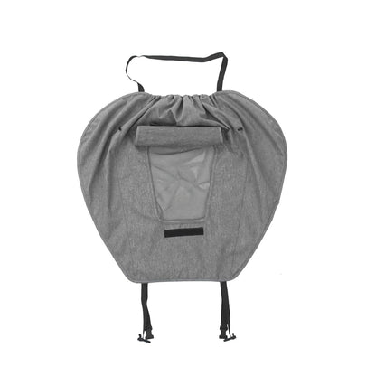 Baby Strollers Sun Shade Canopy Awning Universal for Pram Baby Carriage/Pushchair Sun Cover UV Protection Screen with Viewing Window Netting Cover for Pram (Black)