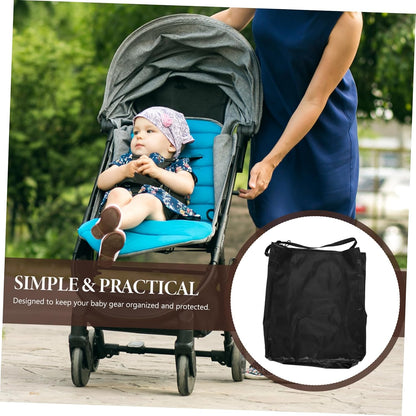 Large Folding Stroller Travel Bag with Shoulder Strap Dustproof Cover for Airplane Gate Check and Storage Spacious Organizer for Stroller Accessories