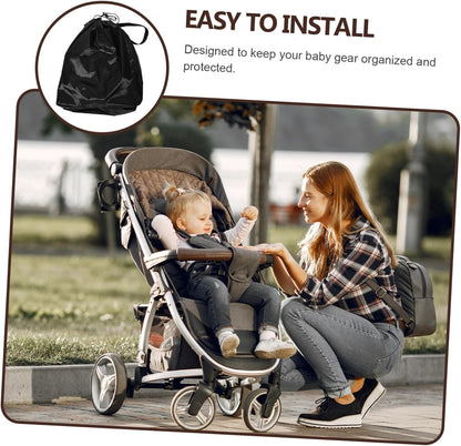 Large Folding Stroller Travel Bag with Shoulder Strap Dustproof Cover for Airplane Gate Check and Storage Spacious Organizer for Stroller Accessories
