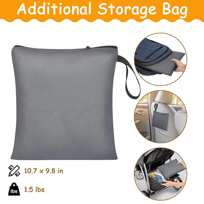 SCTEL Car Seat Travel Bag, Padded Infant Gate Check Bag for Air Travel