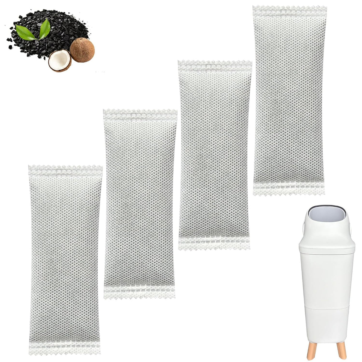 8 Pack Deodorizer Refills Compatible with Momcozy Diaper Pail