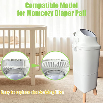 8 Pack Deodorizer Refills Compatible with Momcozy Diaper Pail