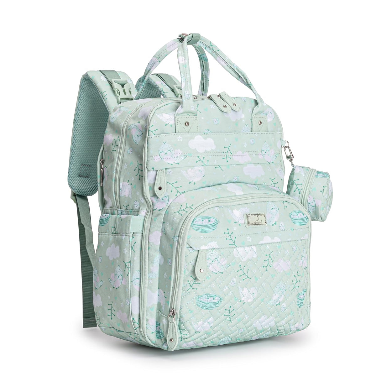 Extra Large Diaper Bag Backpack, Expandable Baby Bag with Up to 50% More Capacity - Travel Essentials Baby Bag Tote with Changing Pad, Stroller Straps & Pacifier Case - Unisex, Black