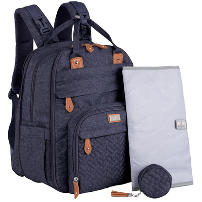Extra Large Diaper Bag Backpack, Expandable Baby Bag with Up to 50% More Capacity - Travel Essentials Baby Bag Tote with Changing Pad, Stroller Straps & Pacifier Case - Unisex, Black