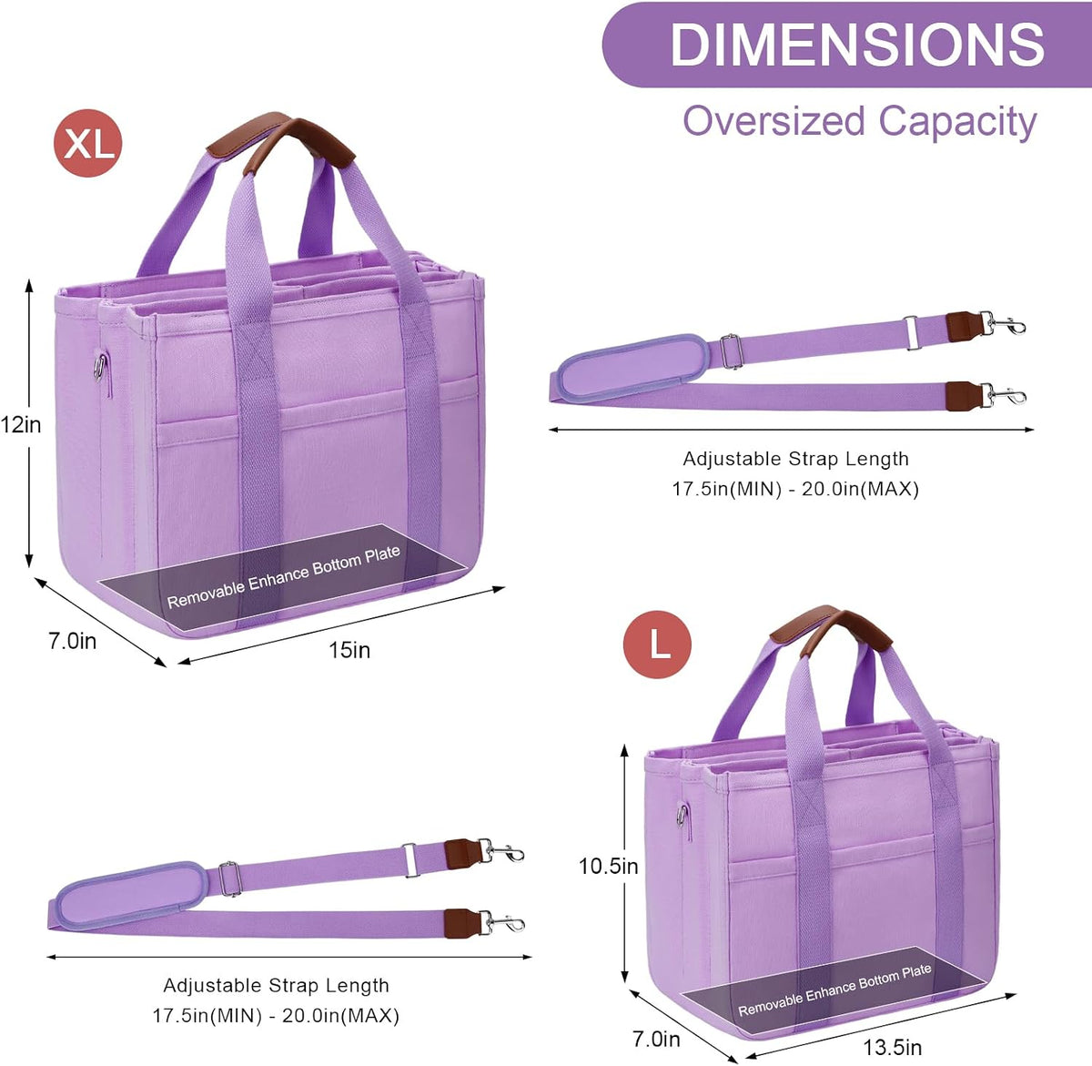 Canvas Tote Bag for Women with Zipper and Compartments Crossbody Large Bible Messenger Purse Bag With Pockets