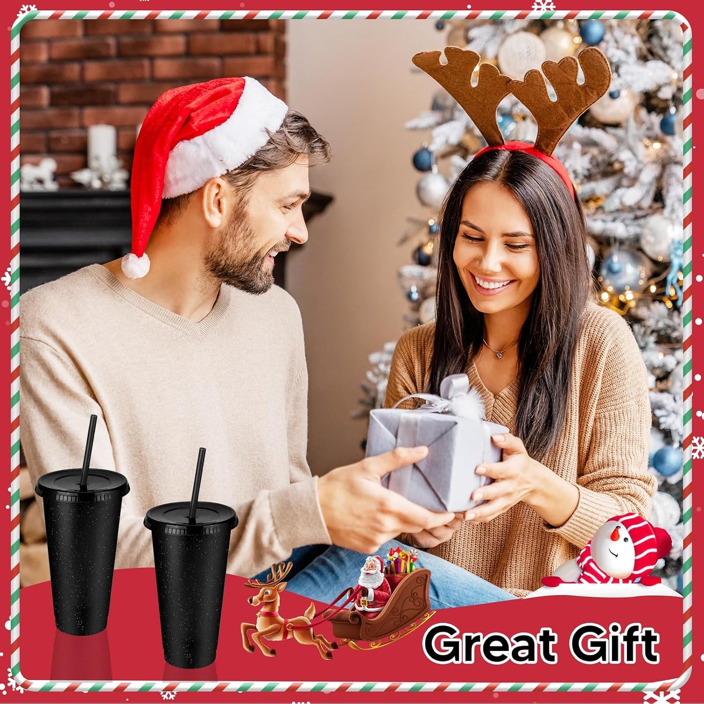 24 Pack Plastic Tumblers with Lids and Straw, Reusable Cups with Lids and Straws Colorful Cups for Cold Drink Iced Coffee, Plastic Tumbler Bulk for Party Birthday Gifts (24 oz, Solid Colors)