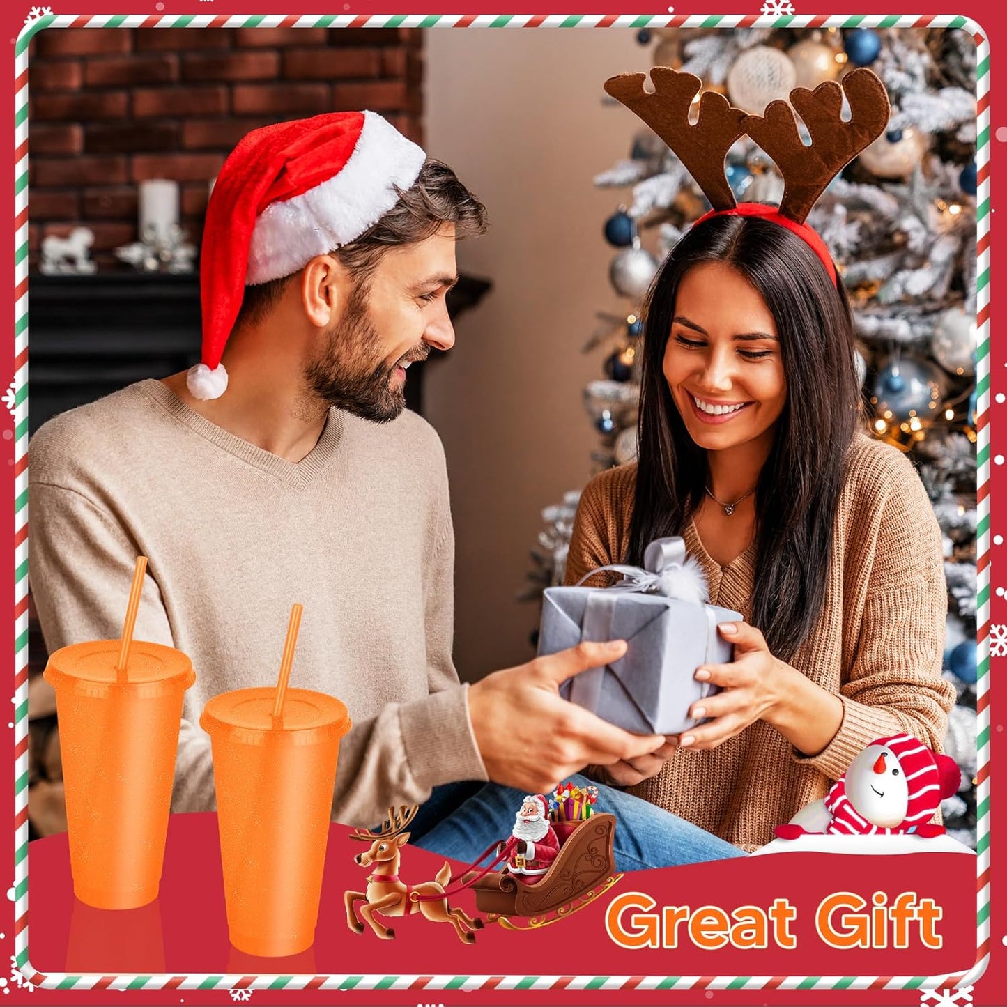24 Pack Plastic Tumblers with Lids and Straw, Reusable Cups with Lids and Straws Colorful Cups for Cold Drink Iced Coffee, Plastic Tumbler Bulk for Party Birthday Gifts (24 oz, Solid Colors)