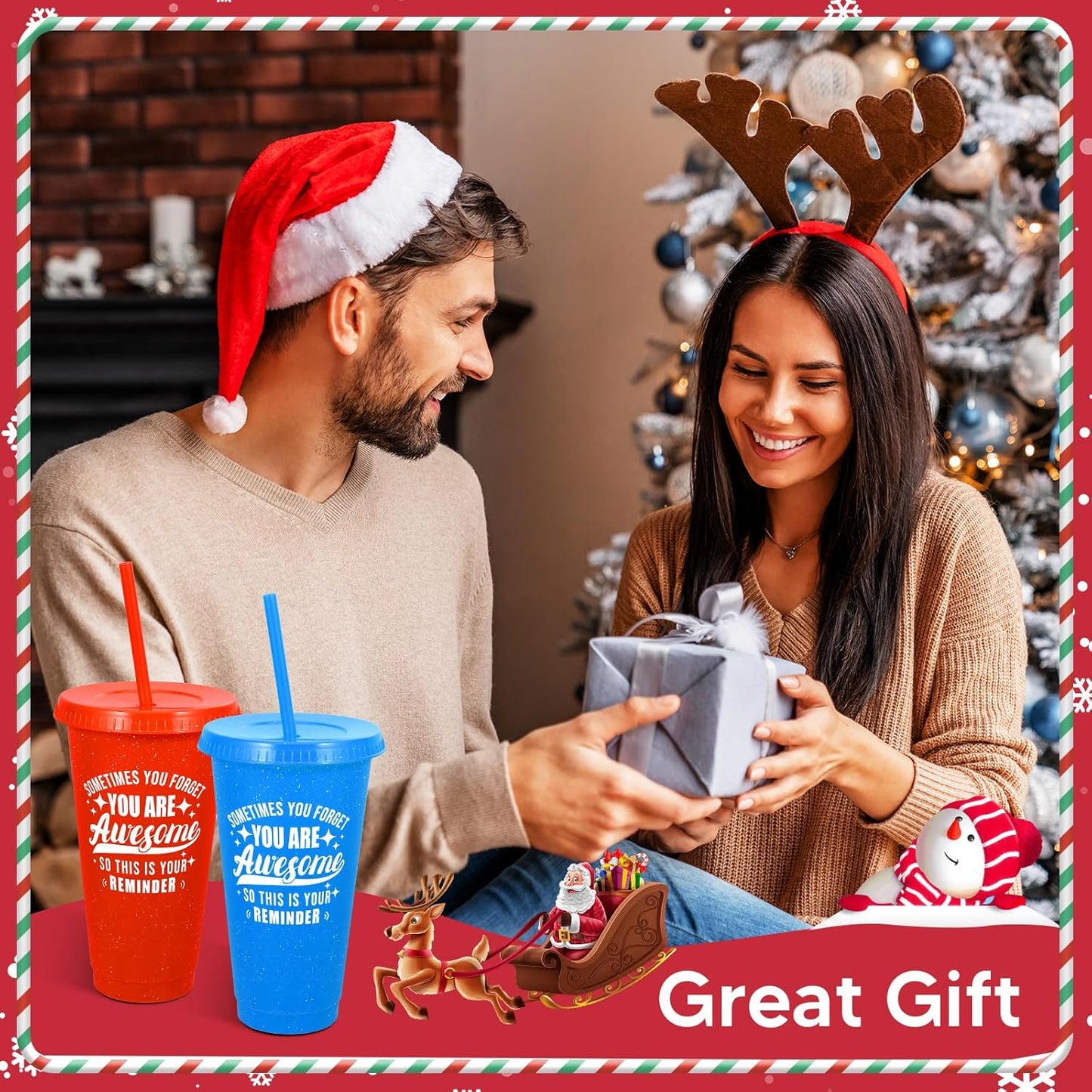 24 Pack Plastic Tumblers with Lids and Straw, Reusable Cups with Lids and Straws Colorful Cups for Cold Drink Iced Coffee, Plastic Tumbler Bulk for Party Birthday Gifts (24 oz, Solid Colors)