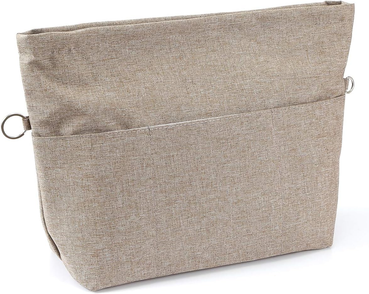 Purse Organizer Insert for Handbags,Tote Bag Organizer Insert with Zipper Bag,Premium Handbag Organizer Inside Liner for Women