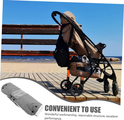 Winter Windproof Stroller Hand Insulated and Warm Pushchair Gloves for Cold Weather Detachable Design for Easy Attachment for Men and Women