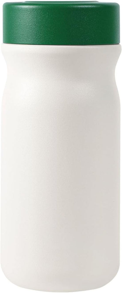 Small 11 oz Vacuum Insulated Stainless Steel Bottle – Leakproof Coffee Flask with 316 Interior, Compact for Tea & Water, Travel Mug for Commute