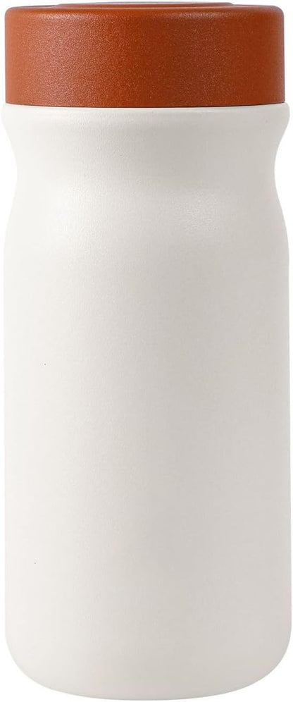 Small 11 oz Vacuum Insulated Stainless Steel Bottle – Leakproof Coffee Flask with 316 Interior, Compact for Tea & Water, Travel Mug for Commute