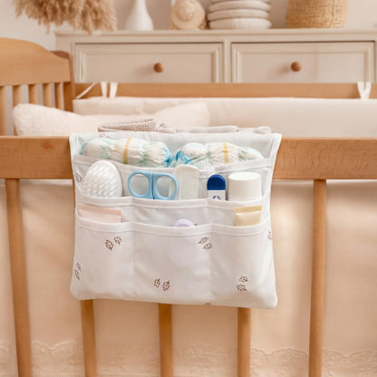 Baby Diaper Bag Organizer, Compact & Foldable Small Diaper and Wipes Pouch