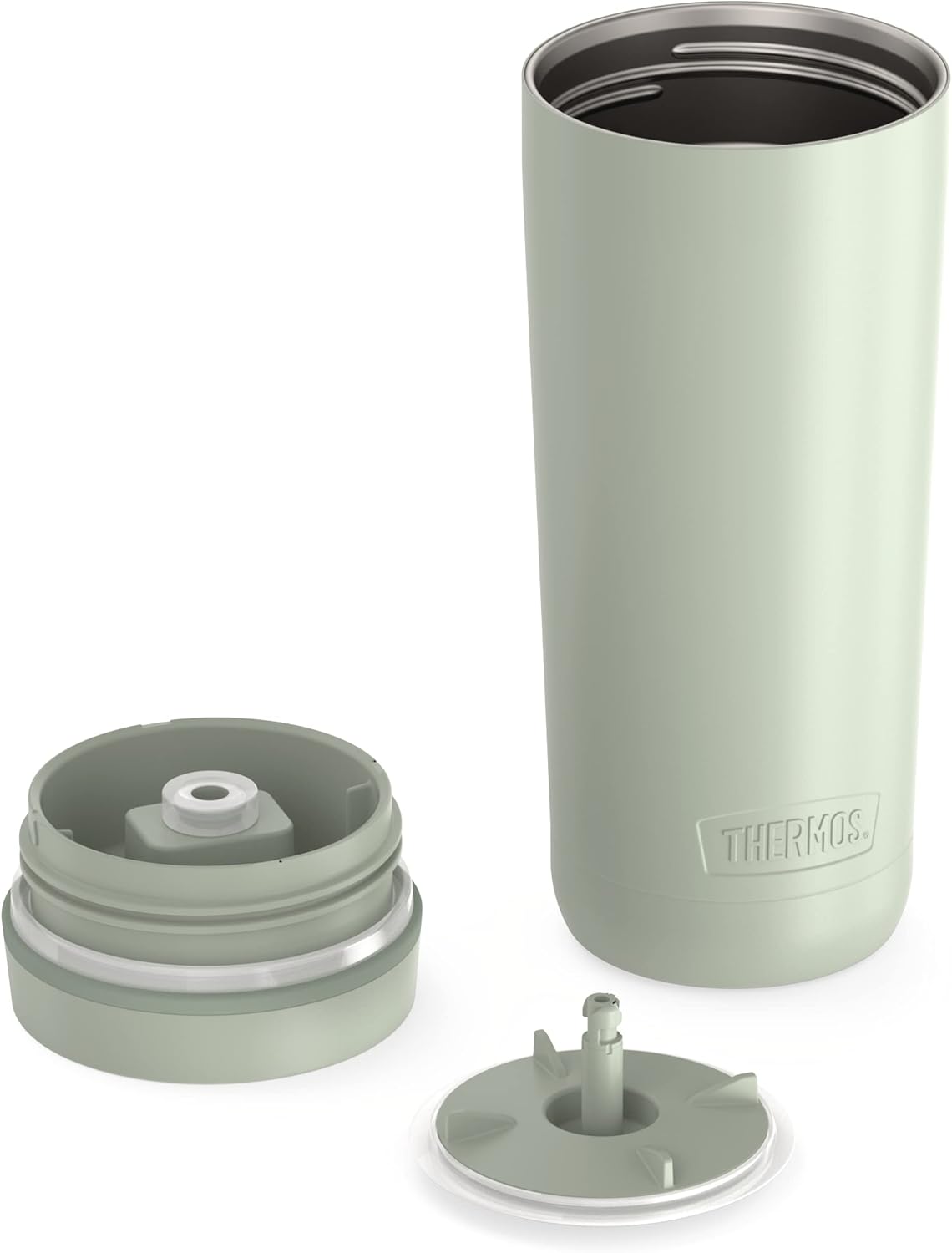 ALTA SERIES Stainless Steel Tumbler 18 Ounce, Matte Steel/Espresso Black