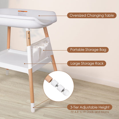Baby Changing Table (White)