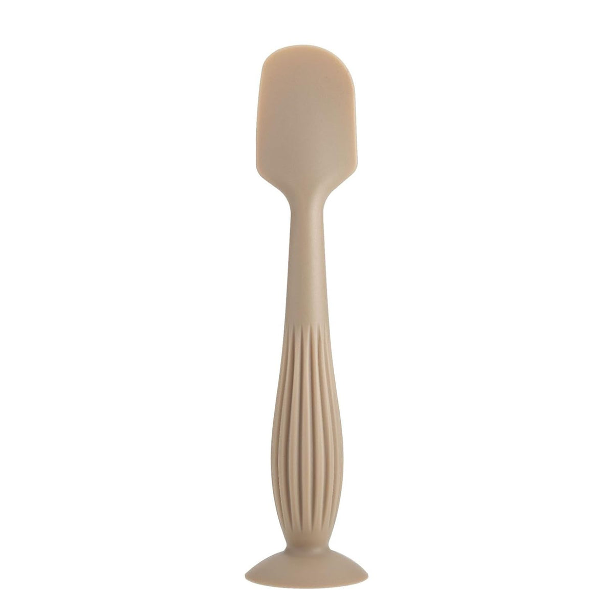 Soft Silicone Diaper Cream Spatula Portable Handheld Scraping Spoon with Suction Base for Gentle Baby
