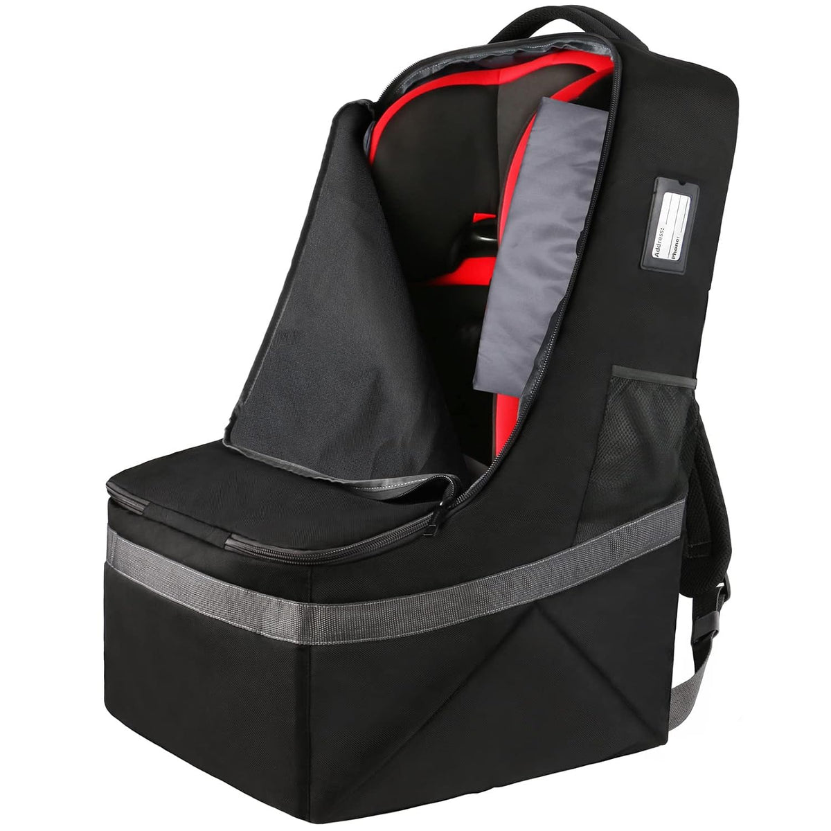 Padded Car Seat Travel Bag Backpack, Toddler Travel Essentials