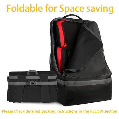 Padded Car Seat Travel Bag Backpack, Toddler Travel Essentials