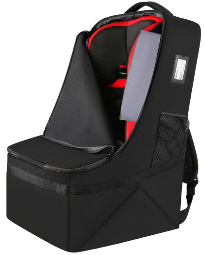 Padded Car Seat Travel Bag Backpack, Toddler Travel Essentials