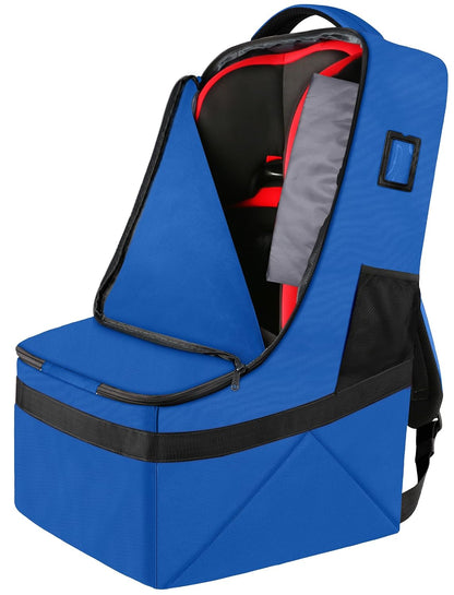 Padded Car Seat Travel Bag Backpack, Toddler Travel Essentials