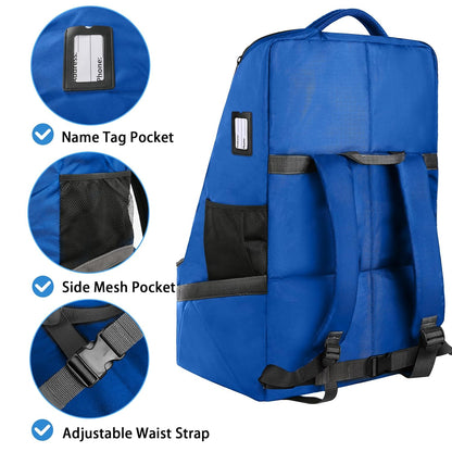 Padded Car Seat Travel Bag Backpack, Toddler Travel Essentials