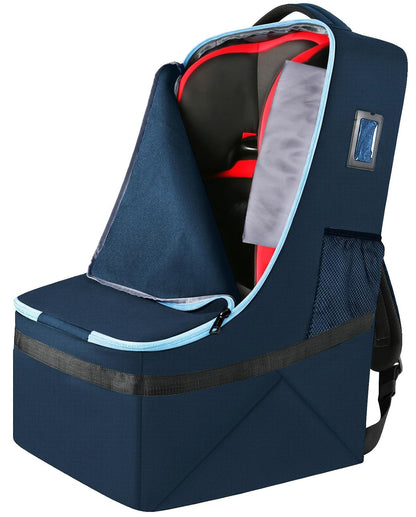 Padded Car Seat Travel Bag Backpack, Toddler Travel Essentials