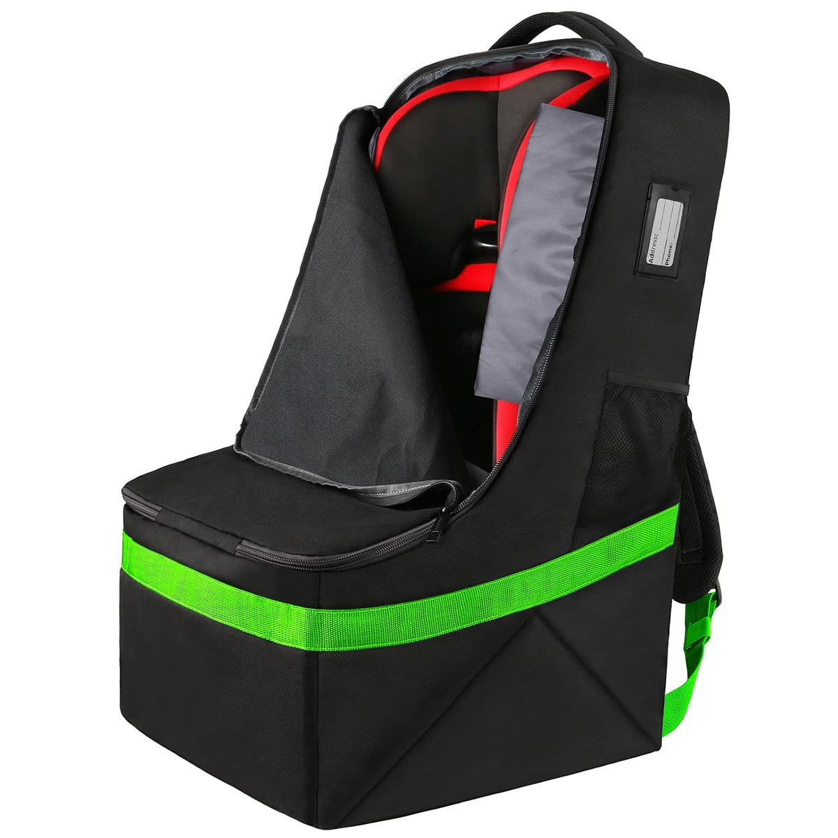 Padded Car Seat Travel Bag Backpack, Toddler Travel Essentials