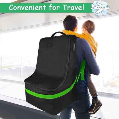 Padded Car Seat Travel Bag Backpack, Toddler Travel Essentials
