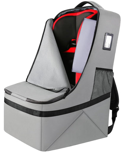 Padded Car Seat Travel Bag Backpack, Toddler Travel Essentials