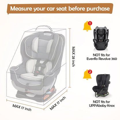 Padded Car Seat Travel Bag Backpack, Toddler Travel Essentials