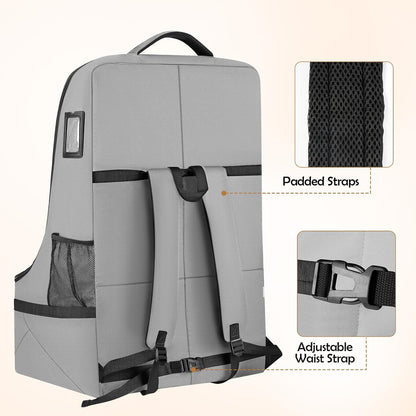 Padded Car Seat Travel Bag Backpack, Toddler Travel Essentials