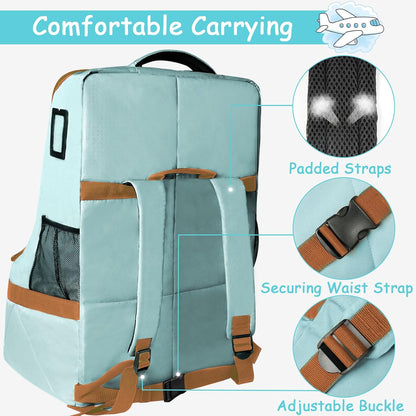 Padded Car Seat Travel Bag Backpack, Toddler Travel Essentials