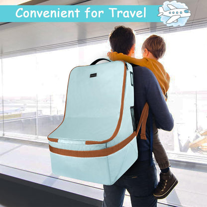 Padded Car Seat Travel Bag Backpack, Toddler Travel Essentials