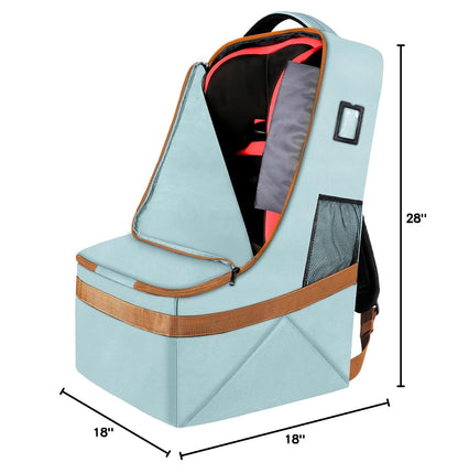 Padded Car Seat Travel Bag Backpack, Toddler Travel Essentials